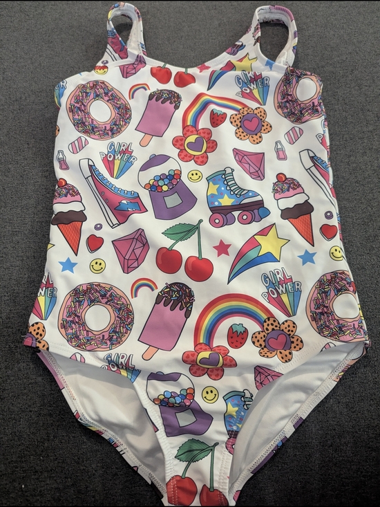 Lola + The Boys Other - Lola + The Boys Summertime Fun Kids One-Piece Swimsuit